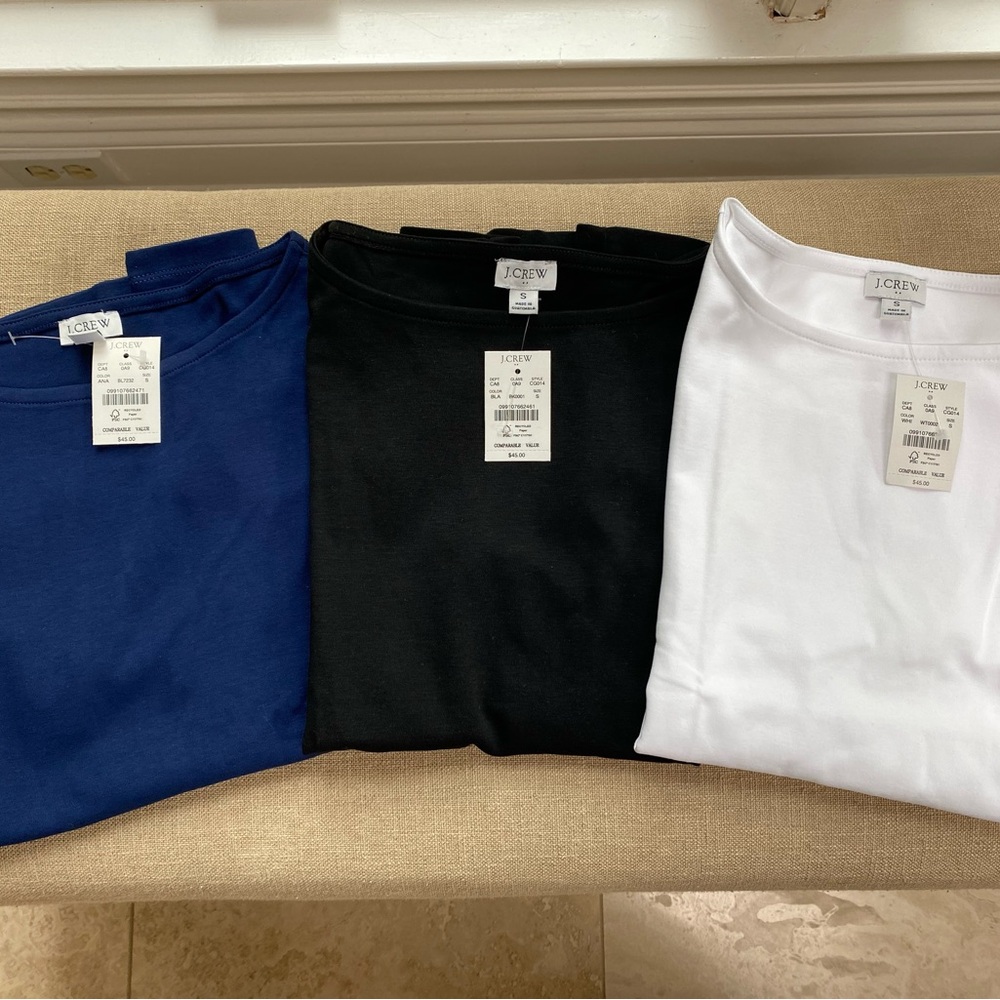 J. Crew Short-Sleeve Tees - Bundle of 3 for Basics Capsule Refresh
